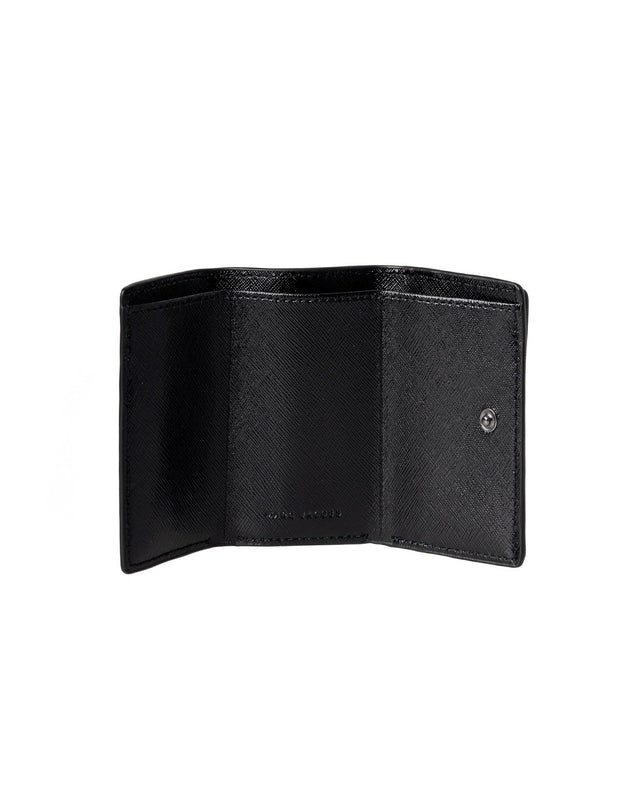 THE UTILITY SNAPSHOT DTM MINI TRIFOLD WALLET - BLACK 2F3SMP049S07 -001 BLACK MARC JACOBS 