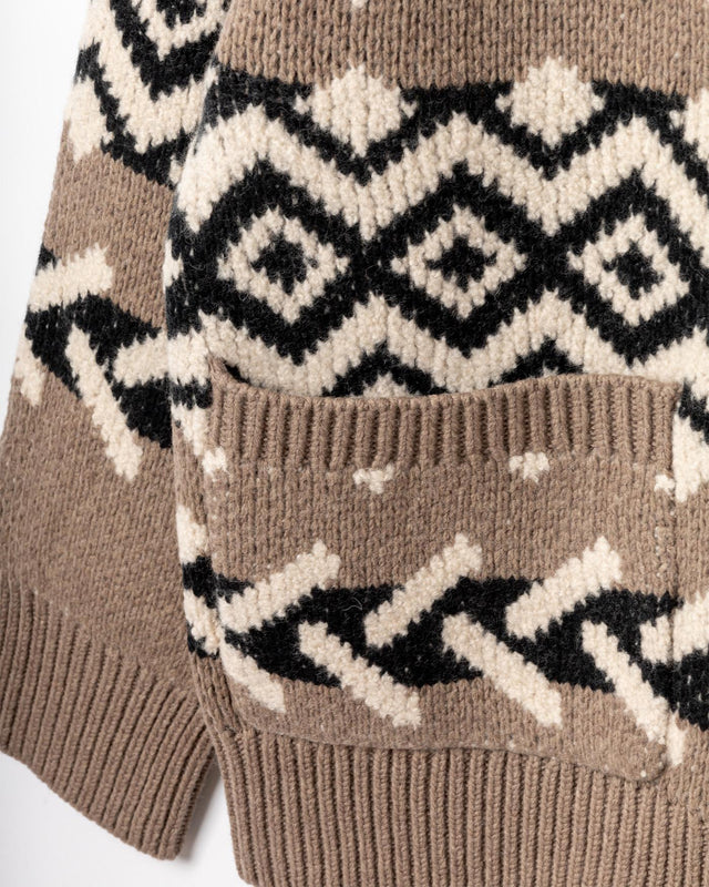 KLARA KNITTED ZIP THROUGH CARDIGAN - MULTI LKN1715MI11 -MULTI BARBOUR 