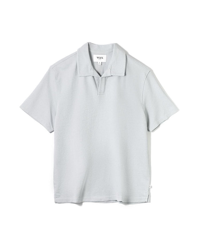 ATWOOD POLO SHIRT - BLUE SS24-POL-ATW-APF-BLU -BLUE WAX LONDON 