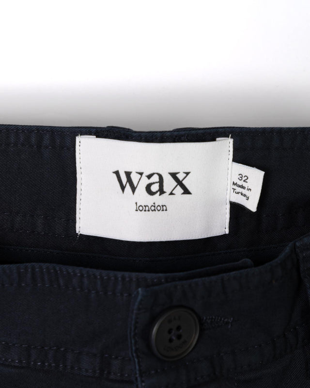 RALEIGH TROUSER V2 COTTON TWILL - NAVY PS25-TRO-PLE-AOJ-NVY -NAVY WAX LONDON 