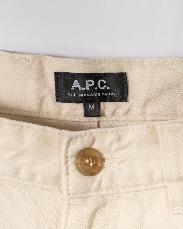 WESTLAND SHORTS - ECRU COHGM-H10216 1AAD-ECRU A.P.C. 