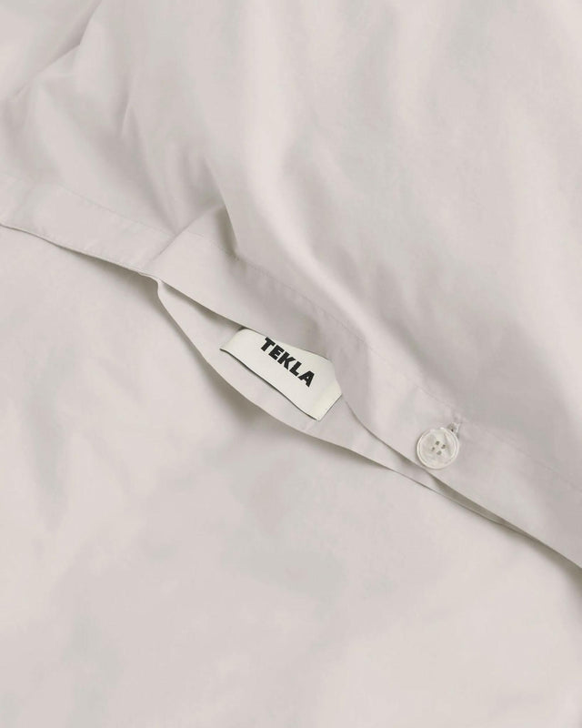SINGLE DUVET COVER - SOFT GREY PPD-SG155X220 -Soft Grey TEKLA 