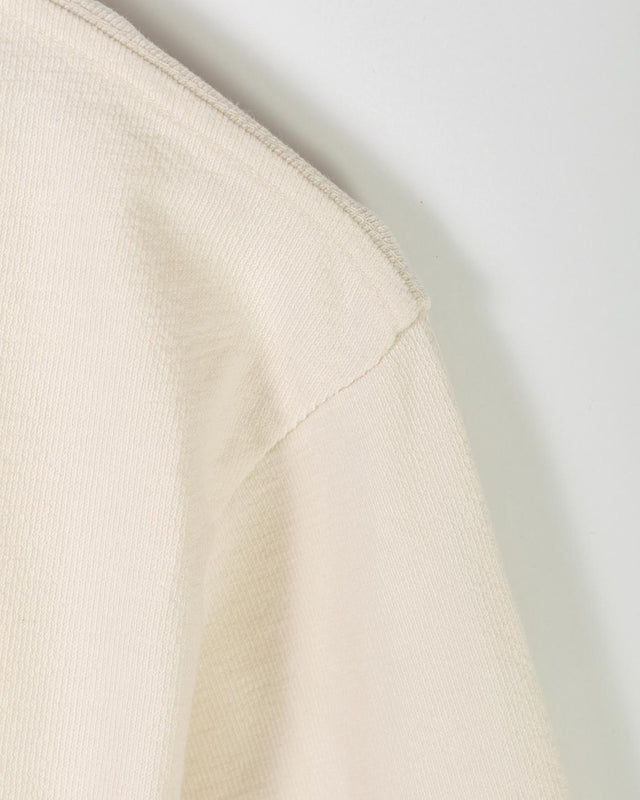 HAYDEN LONG SLEEVE TEE JOLT - ECRU WI00-TEE-HAY-APF-ECR -ECRU WAX LONDON 