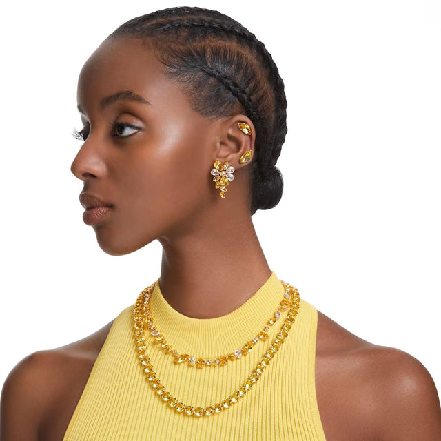 GEMA NECKLACE - YELLOW/GOLD-TONE PLATED 5652800 YEL/GOS SWAROVSKI 