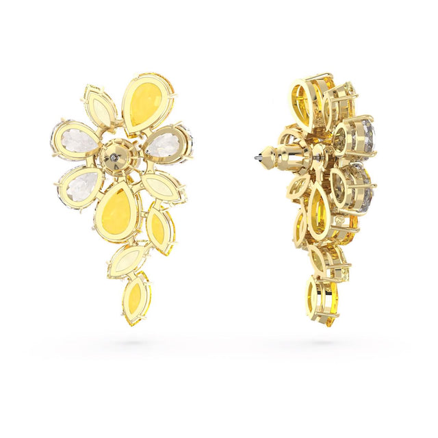 GEMA DROP EARRINGS - YELLOW/GOLD-TONE PLATED 5652802 YEL/GOS SWAROVSKI 