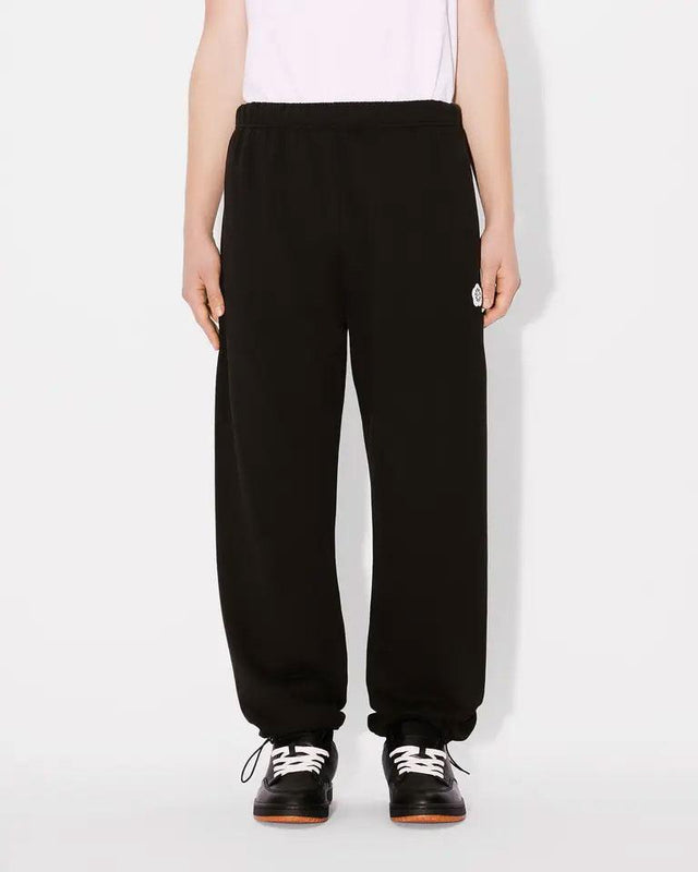 BOKE FLOWER 2.0 EMBROIDERED JOG PANTS - BLACK