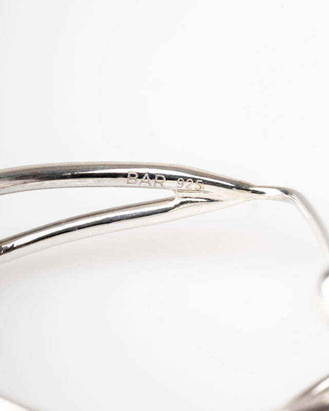 CROSSED PATHS EARRINGS - SILVER CRPA-EA-136 -SILVER BAR JEWELLERY 