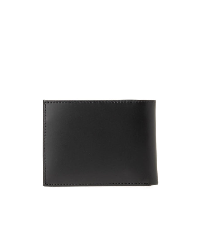 LEATHER RFID BILLFOLD WALLET - BLACK