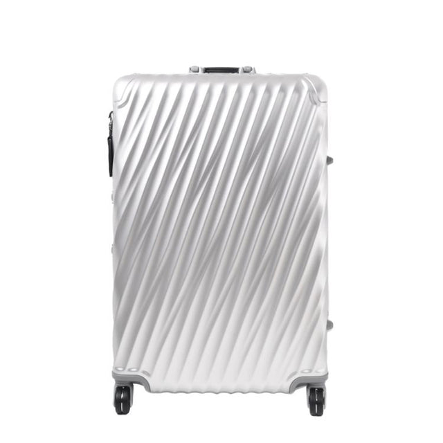 19 DEGREE ALUMINIUM EXTENDED TRIP CHECKED LUGGAGE 77.5 CM - SILVER