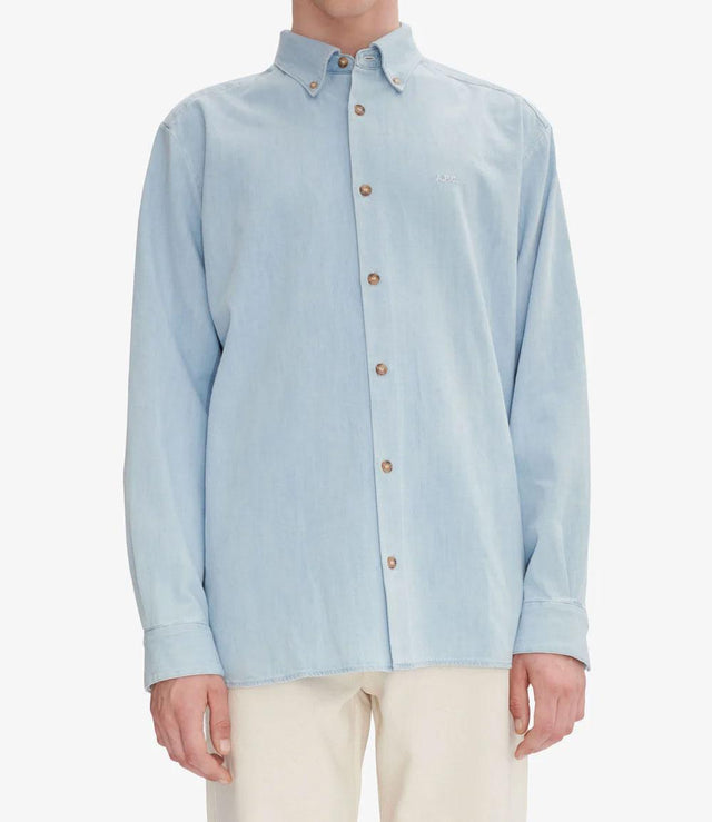 MATHIAS SHIRT - PALE BLUE COGXX-H12586 IAV-PALE BLUE A.P.C. 