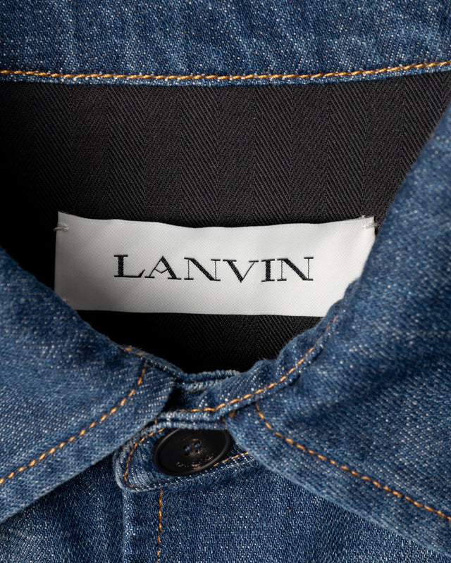 SHORT OVERSHIRT - LIGHT BLUE RM-SI0111-D091-E25 -22 LIGHT BLUE LANVIN 