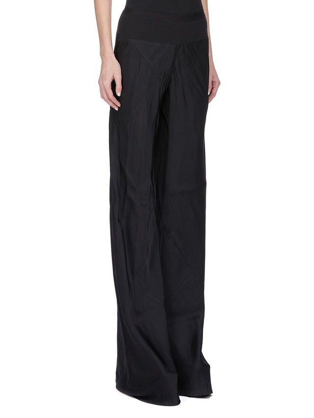 HOLLYWOOD BIAS PANTS - BLACK RP01E7301 WLP -09 BLACK RICK OWENS 