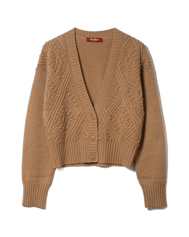 LELLA CARDIGAN - CAMEL 2426346032600 -6 MAX MARA 