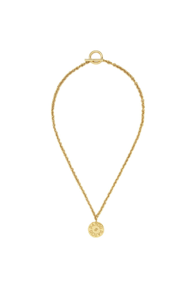 ANTIQUE COIN CHARM NECKLACE - GOLD JW0971002 -299G GOLD PATOU 