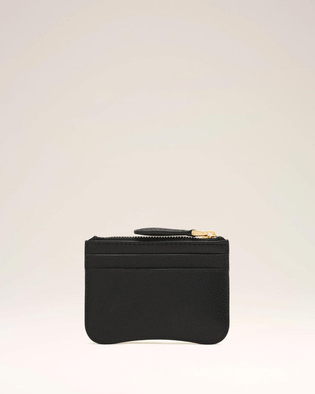 PARIS PARIS ZIPPED CARD HOLDER - BLACK/VIBRATED BRAS