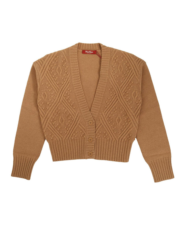 LELLA CARDIGAN - CAMEL 2426346032600 -6 MAX MARA 