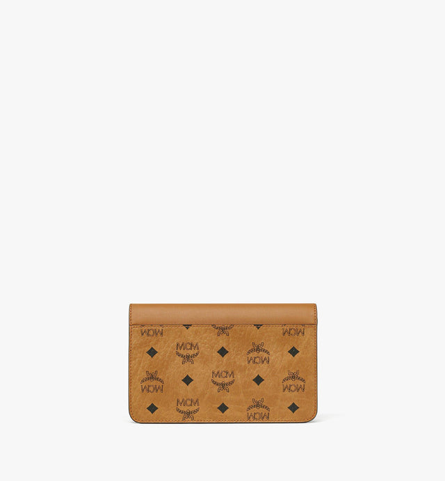 DIAMOND SHOULDER BAG IN VISETOS LEATHER MIX - COGNAC MWRESAK02CO001 COGNAC MCM 