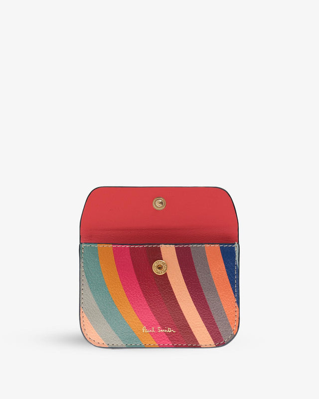 WOMENS PURSE FLAP CC PCH - SWIRL W1A-7592-DSWIRL 1 PAUL SMITH 