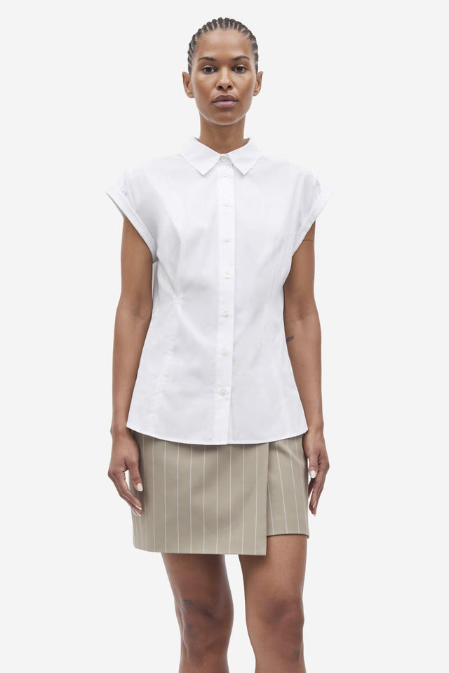SATOLINA SS SHIRT - WHITE