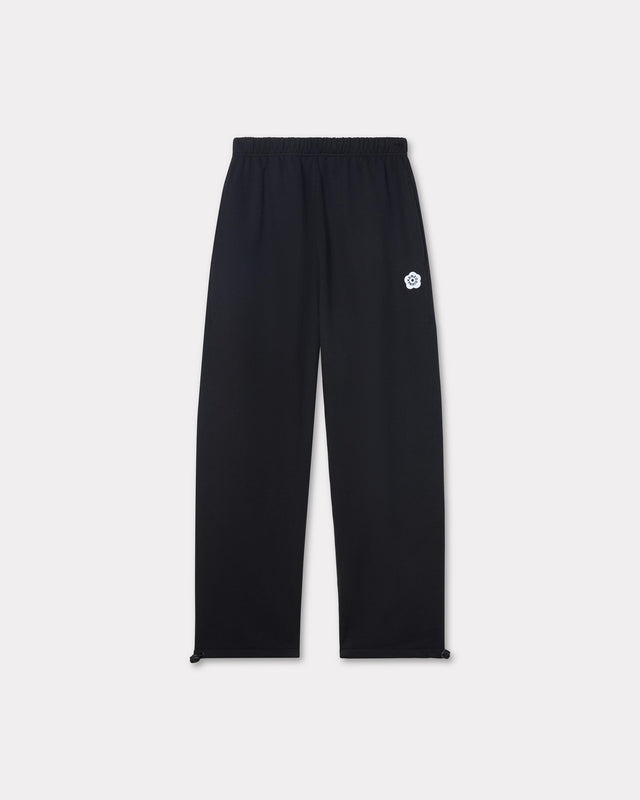 BOKE FLOWER 2.0 EMBROIDERED JOG PANTS - BLACK FE65PA8224MG -99J kenzo 
