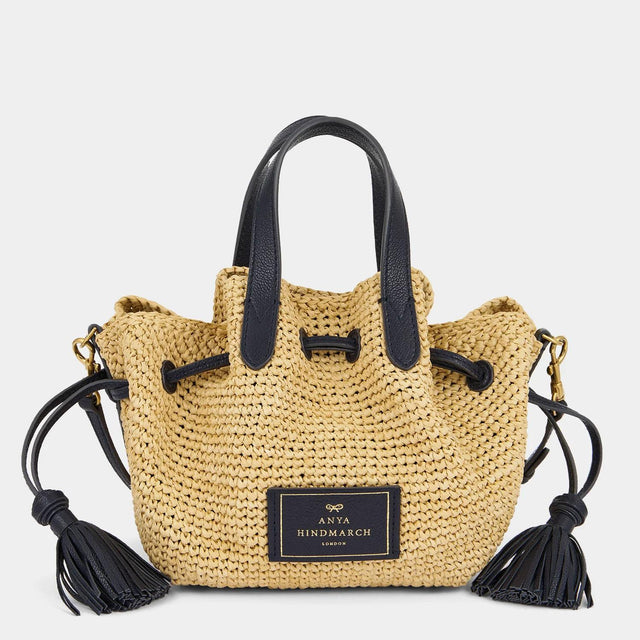 ANYA HINDMARCH 190725Natural Raffia