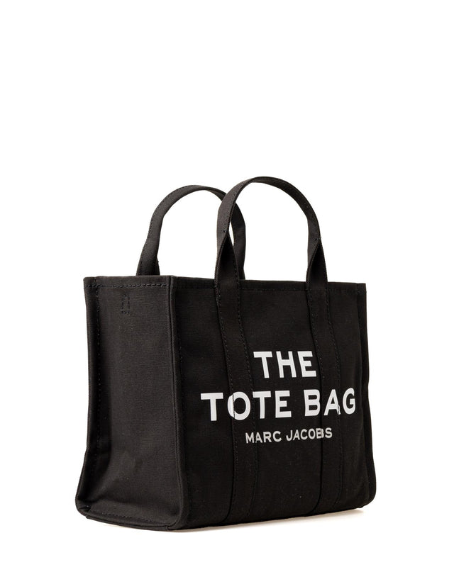 THE CANVAS MEDIUM TOTE BAG - BLACK