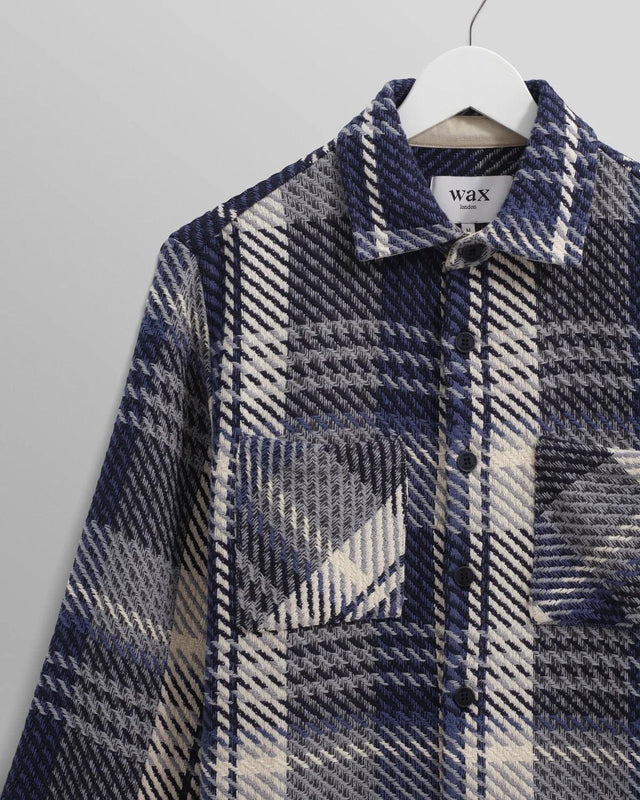 WHITING OVERSHIRT SPEAR CHECK - NAVY
