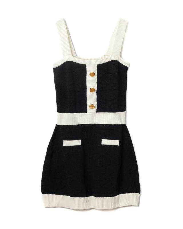KNIT TANK DRESS - BLACK EK001 -BLACK VIKTOR & ROLF 