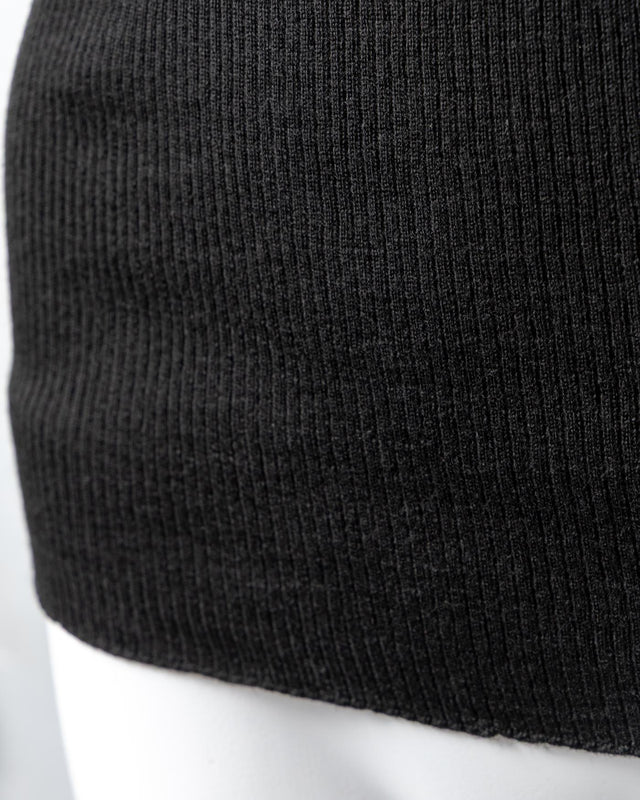 ATHENA ONE SHOULDER TOP - BLACK RP01E7625 RIBM -09 BLACK RICK OWENS 