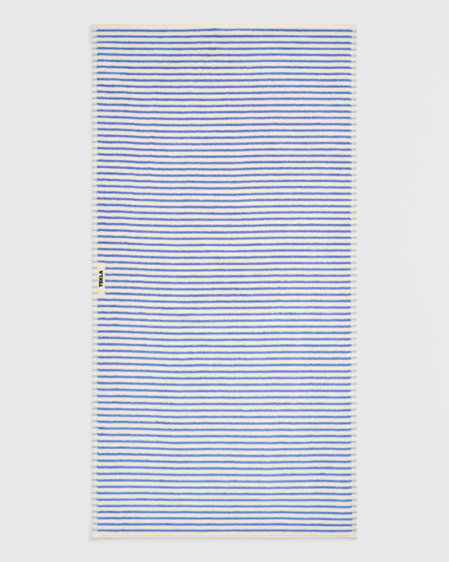 GUEST TOWEL - COASTAL BLUE STRIPES TT-CS30X50 -Coastal Blue Stripes TEKLA 