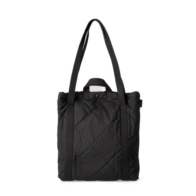 HINTLESHAM TOTE BAG - BLACK HINTLESHAM_AW18-4 -Black (Grey Lining) LAVENHAM 