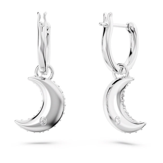 SUBLIMA DROP EARRINGS - WHITE/RHODIUM PLATED 5666157 CRE/RHS SWAROVSKI 