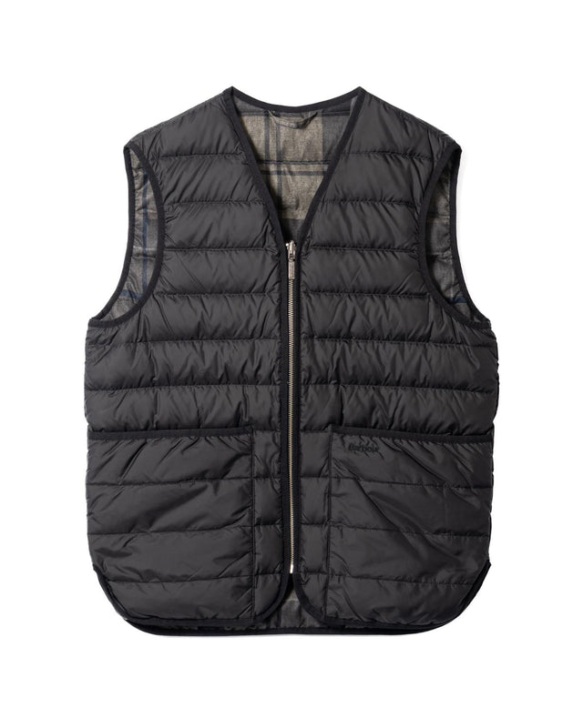 REVERSIBLE DOWN FILLED LINER - BLACK MLI0060BK11 -BLACK BARBOUR 