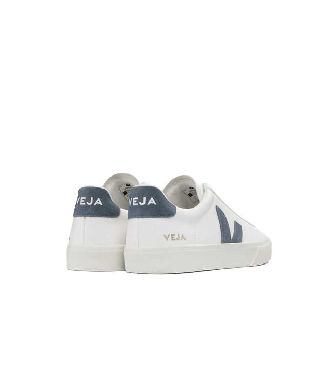 MENS CAMPO CHROMEFREE LEATHER TRAINERS - WHITE/ CALIFORNIA CP0503121B -EXTRA WHITE/CALIFORNIA VEJA 