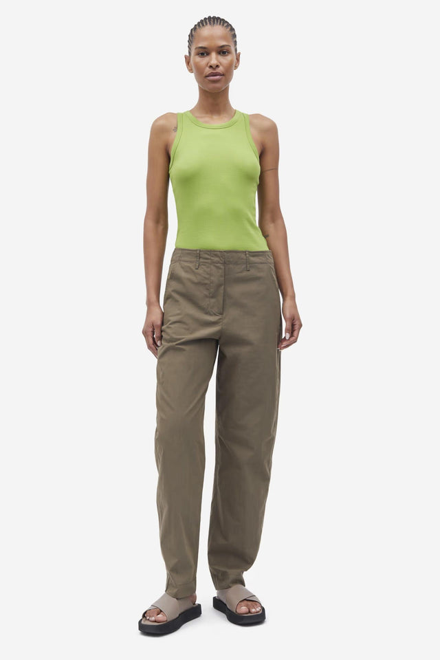 SACRESS TROUSERS - DARK GREIGE F25100030 -DARK GREIGE SAMSOE SAMSOE 