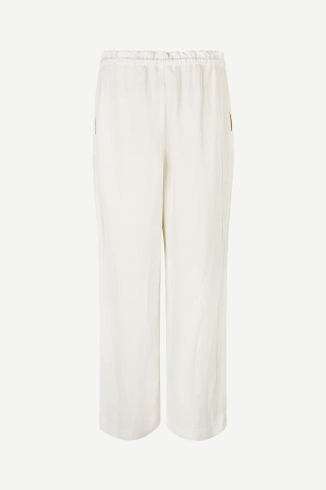 SATOPIARY TROUSERS - EGRET F25100082 -EGRET SAMSOE SAMSOE 