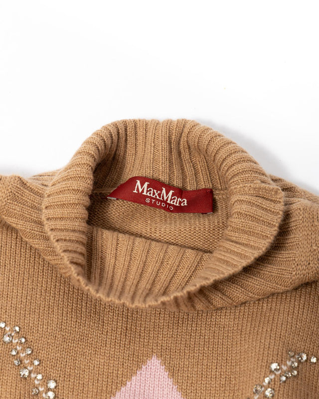 NUCCIA SWEATER - CAMEL 2426366062600 -6 MAX MARA 