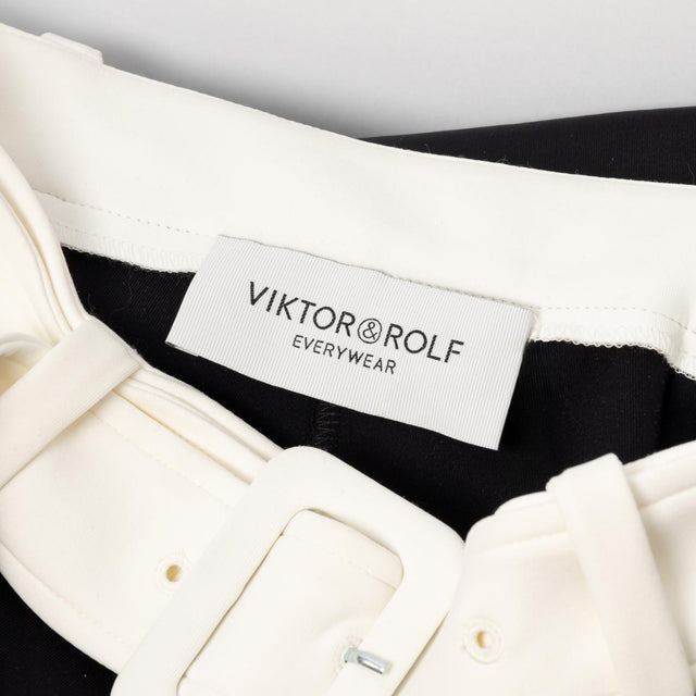 70s BUCKLE TROUSERS - BLACK EB024 -BLACK VIKTOR & ROLF 