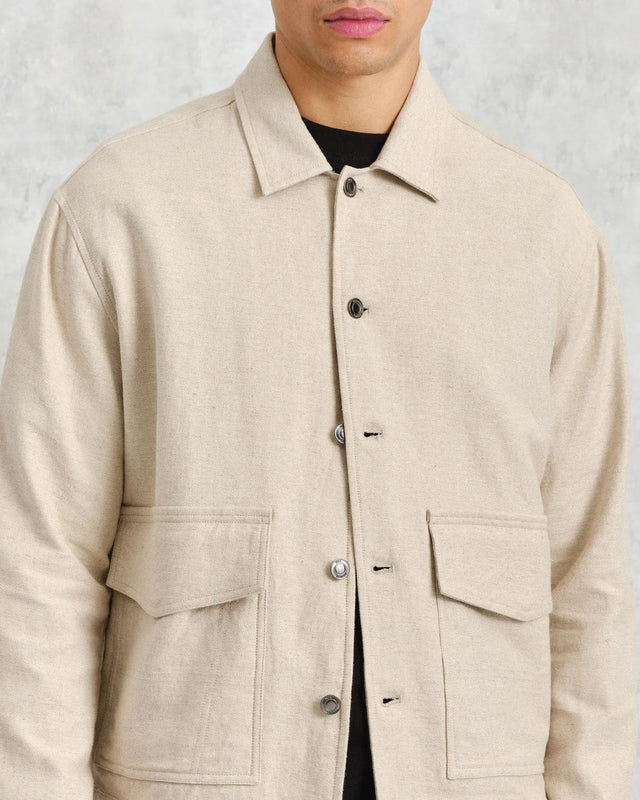 MITFORD JACKET - NATURAL SS24-JKT-MIT-BFE-NAT NATURAL WAX LONDON 