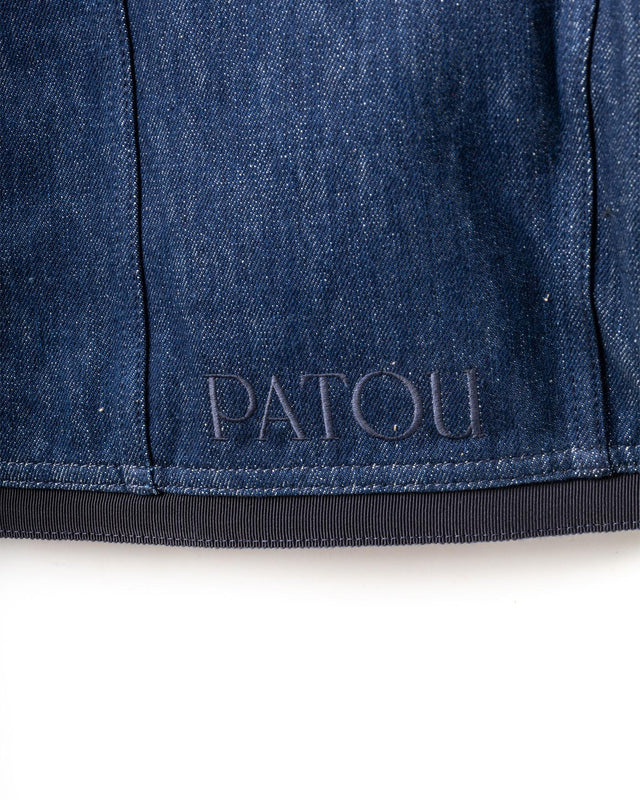 SHORT SLEEVES CROPPED JACKET - RODEO BLUE JA0480008 -602D RODEO BLUE PATOU 