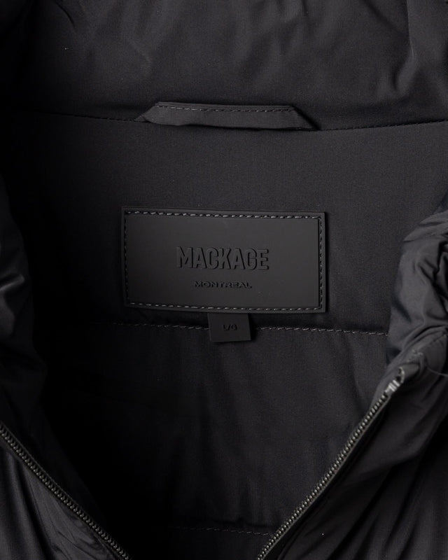 OCEANE-CITYZ MIXED MEDIA LIGHT DOWN JACKET - BLACK OCEANE-CITYZ -BLACK MACKAGE 