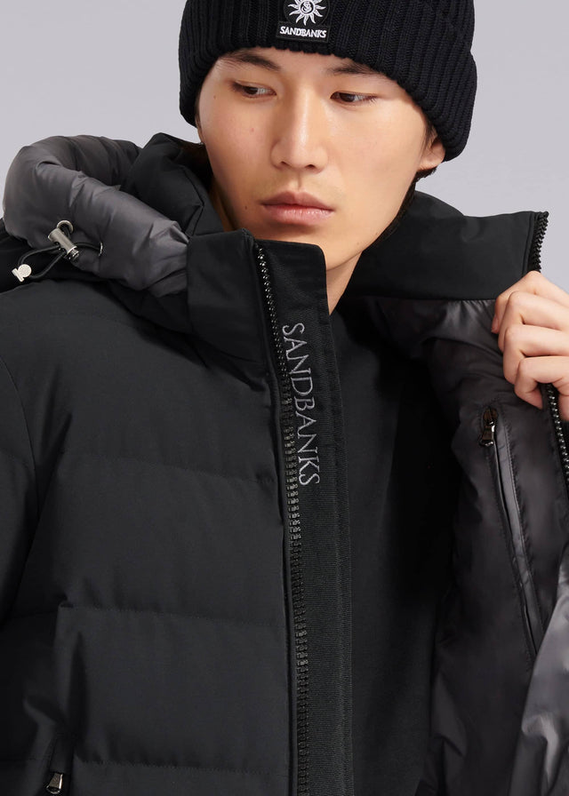 MENS CORE PUFFER - BLACK M12 -BLACK SANDBANKS 