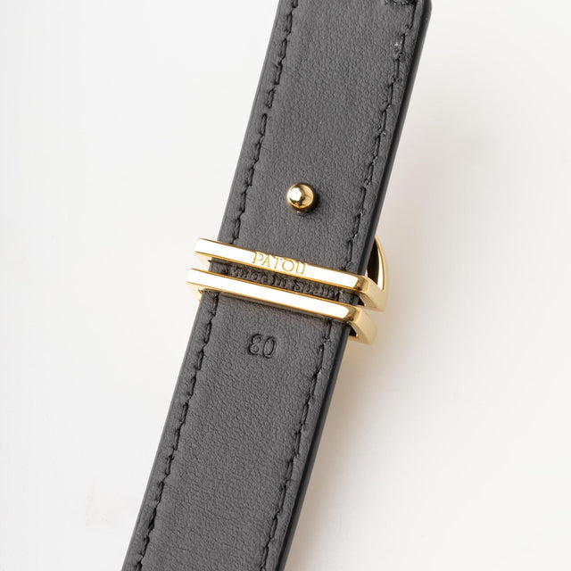 THIN JP BELT - BLACK BE0025008 -999B BLACK PATOU 