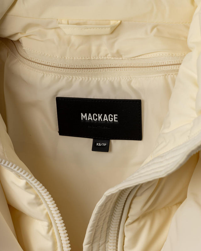 AYUMI 2-in-1 LONG DOWN COAT - CREAM AYUMI -CREAM MACKAGE 