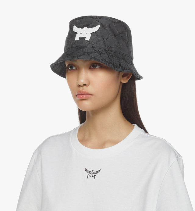 MCM COL LAUREL JQD BUCKET HAT - GREY MECESMM06ED058 GREY MCM 
