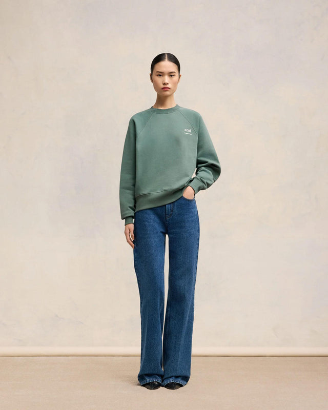 ALEXANDRE MATTIUSSI SWEATSHIRT - ANTIQUE CLAY USW024.747 -4013 ANTIQUE CLAY AMI PARIS 