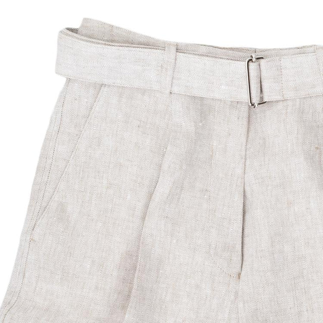 DALVA LINEN SHORT - NATURAL S25WSHT802 -NATURAL OFFICINE GENERALE 
