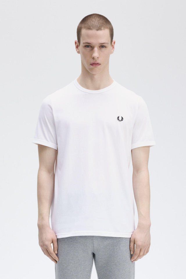RINGER T-SHIRT - WHITE