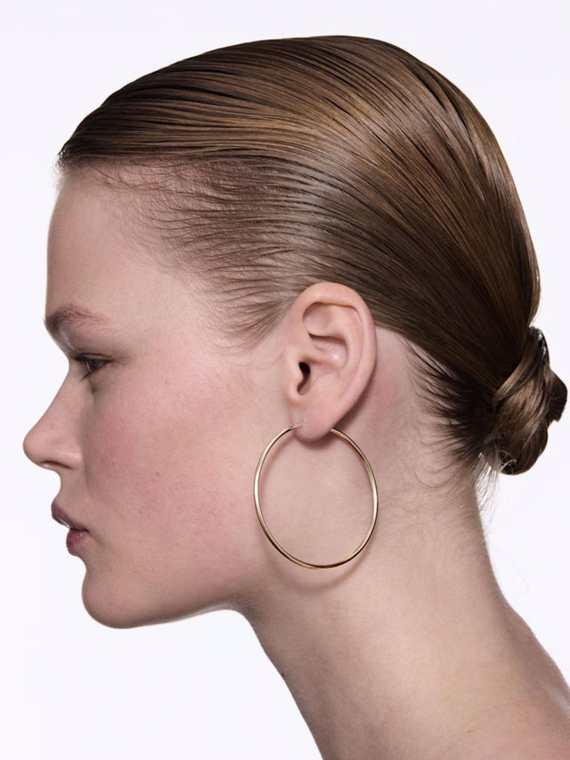 SENORITA HOOPS - GOLD 100701YG -GOLD MARIA BLACK 