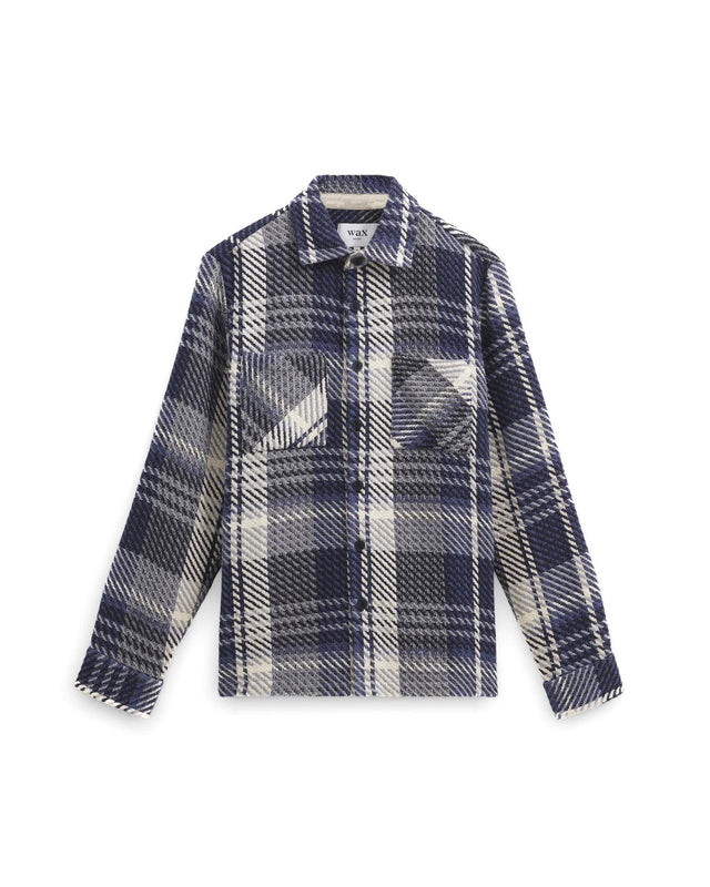 WHITING OVERSHIRT SPEAR CHECK - NAVY
